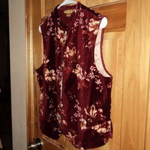 April Cornell Velvet Vest
